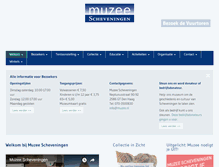 Tablet Screenshot of muzeescheveningen.nl